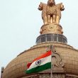Indian flag in Bangalore. (Mellisa Anthony Jones, Wikipedia)