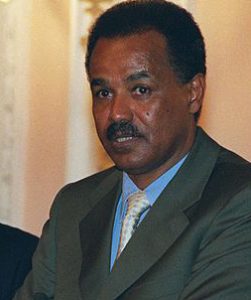 Eritrean dictator Isaias Afewerki in 2002.