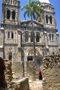 A cathedral (St. Joseph's) on the Muslim-majority island of Zanzibar. (Wikipedia)