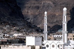 Old Town Aden, Yemen, where terrorists kidnapped Catholic priest. (Wikipedia, Jialiang Gao)