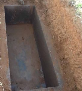 Grave for victim of Islamic attack on St. Rita Catholic Church bombing, Kaduna