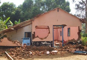 Hindu extremists destroyed Blessing Youth Mission Church in Chippagiri Gowtown village, Karnataka.