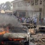 St. Andrew Military Protestant Church bomb blast on Nov. 25 in Jaji, Kaduna state. (Leadership photo)