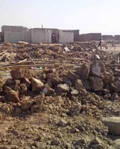 Sudanese authorities left a Presbyterian Church of Sudan building in ruins in January in a bid to rid the country of Christianity. (Morning Star News photo)