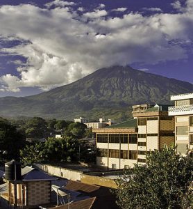 Arusha is a popular base for tourist adventures to nearby national parks. (Wikipedia photo)
