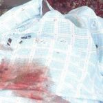 Detail of the body of Hassan Hurshe. (Morning Star News photo)