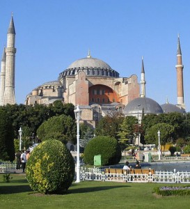 Hagia Sophia, whose name is Greek for “Holy Wisdom.”