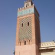 Mosque tower in Marrakech, Morocco (Wikimedia)