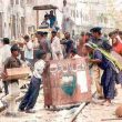 On the streets of central Karachi (Morning Star News via Pakistanrail.com)