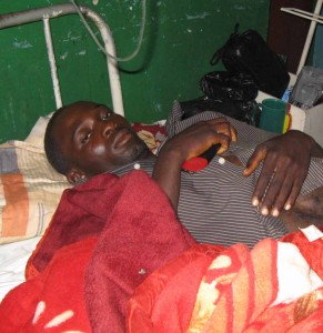 Chom Philip, wounded in Muslim Fulani attack on predominantly Christian town of Gwol. (Morning Star News)