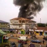Area of mainly Christian-owned shops in central Jos, Nigeria, after May 20 blasts. (Morning Star News)