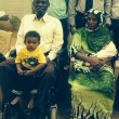 Meriam with family after her release on June 23. (Shareif Ali Shareif)