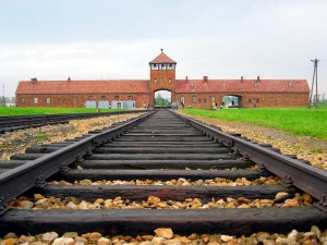 Auschwitz-Birkenau, main track. (2004, C. Puisney, Wikipedia)