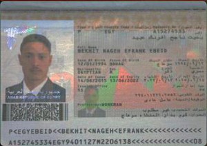 Passport photo of kidnapped Egyptian Bakhit Nageh Efrank Ebeid. (Morning Star News)