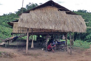 Typical village home in Laos. (Christian Aid Mission)