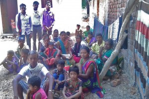 Families driven out of Katholi village, in Chhattisgarh state, India. (Morning Star News)