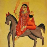Sheetala, Hindu goddess of healing popular in northern India. (Wikipedia)
