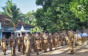 Police in Ingiriya, Sri Lanka. (Wikipedia)
