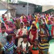 Christians gather in Jalalabad village before their numbers decreased after deprivation of water. (Morning Star News)