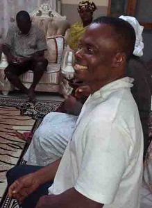 The Rev. Jen Tivkaa Moses after his release by kidnappers. (Morning Star News courtesy of Mose family)