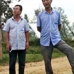 Liu Zigeng (left) threatened to kill a Christian family whose land he and others had seized, according to China Aid Association. (China Aid)