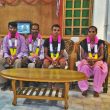 Four of the six Christians jailed and charged in Jharkhand state, India. (Morning Star News courtesy of Singhray Kullu)