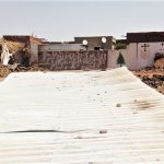 The downed Evangelical Church in Al Haj Yousif, North Khartoum, Sudan. (Morning Star News)