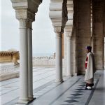 A guard at the Mausoleum of Mohammed V in Rabat, Morocco. (Wikipedia, Steven C. Price)