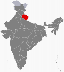Uttarakhand state, India. (Wikipedia)