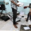 Hindu extremists damaged property at a church in Eraniel, Tamil Nadu state, India. (Morning Star News)