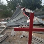 Church building demolished on Jan. 9, 2019 in Narnepadu village, Guntur District, Andhra Pradesh state, India. (Morning Star News)