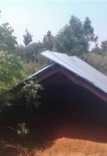 Roof of church building torn down in Kibuku District, eastern Uganda. (Morning Star News)
