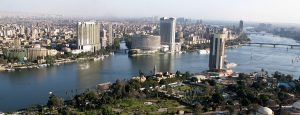 The Nile River in Cairo, Egypt. (Wikipedia)