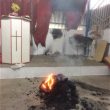 Hindu extremists are suspected in fire set inside building of church in Musiri village, Tamil Nadu. (Morning Star News)
