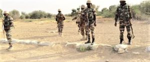 Nigerian troops stationed against Boko Haram in 2015. (Wikipedia)