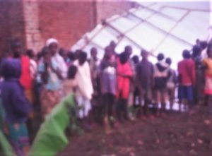 Kabuna villagers in eastern Uganda discover school building containing three classrooms pulled down on June 2, 2019. (Morning Star News)
