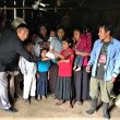 Pastor Mario Choj visits Pérez family in Mitontic, Chiapas, Mexico. (Morning Star News photo courtesy of Federico Sarao)