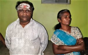 Babu Phinehas and wife Esther Phinehas were attacked in Tamil Nadu, India. (Morning Star News)