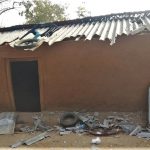 Podiya Tati's damaged house in Chhattisgarh state, India. (Morning Star News)