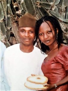ECWA church elder Emmanuel Iliya Agiya, here with his wife, was kidnapped on April 22, 2020, in Kaduna state, Nigeria. (Morning Star News)