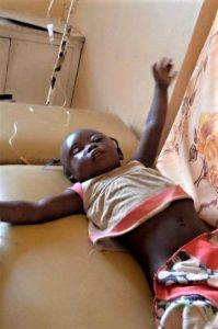 Elizabeth Samaila, 3, was injured in Muslim Fulani herdsmen attack on Tudun Doka village, Nigeria. (Alheri Magaji for Morning Star News)