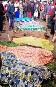 Corpses of those killed in attacks on Kafanchan area, Kaduna state, Nigeria, on July 24, 2020. (Morning Star News)