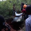 Baptist Church members buy one of 14 Christians killed in Agbadu-Daruwana, Kogi state, Nigeria on July 29. (All Africa Baptist Fellowship Facebook)