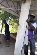 Demolition of Assemblies of God church building outside Santiago de Cuba, Cuba. (Morning Star News screenshot from Facebook)