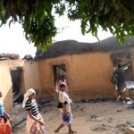 Homes burned by Fulani assailants in Bassa County, Plateau state, Nigeria in February 2021. (David Mali photo)