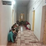 Detained Christians await interrogation at Udaigarh police station in Madhya Pradesh, India on Feb. 7, 2021. (Morning Star News)