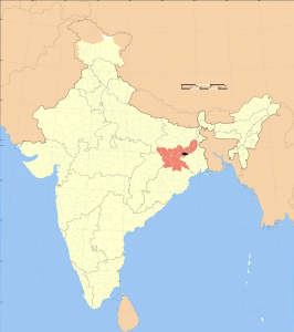Jharkhand state, India. (Haros based on map created by w user Nichalp & w user planemad)