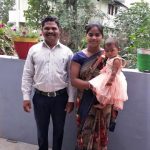 Pastor Manu Damor, wife and youngest child in Madhya Pradesh, India. (Morning Star News)