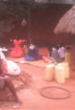 Surviving wife and children mourn the May 3, 2021 killing of pastor Thomas Chikooma in eastern Uganda. (Morning Star News)