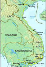 Map of Vietnam. (SRMI, Creative Commons)